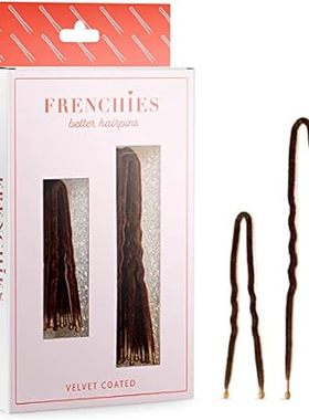 Frenchies Ultra Flocked Extra Soft French Twist Hair Pins