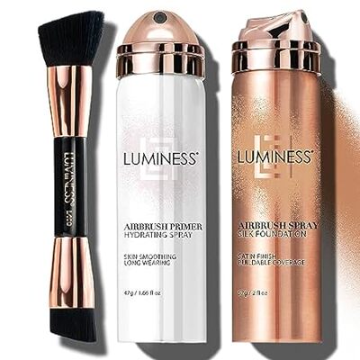 LUMINESS Silk Airbrush Spray Foundation Makeup Starter Ki