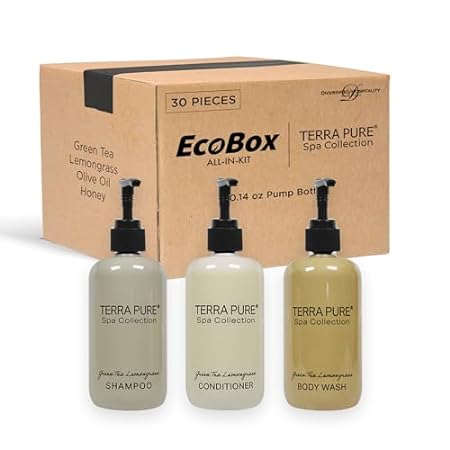 Terra Pure Spa Collection 30 Piece Ecobox All-In-Kit | 1-