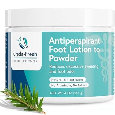 Foot Lotion to Powder for Excessive Sweating - Plant Base