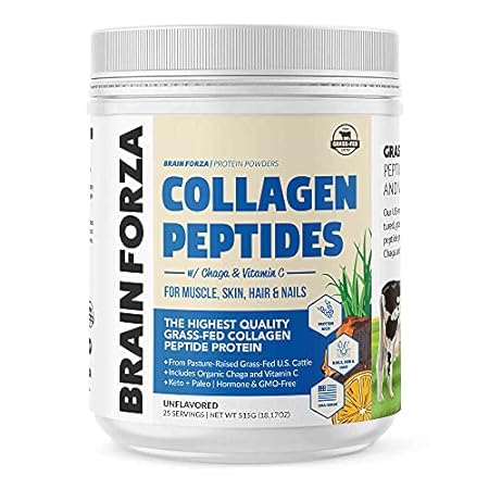 Brain Forza Grass-Fed Collagen Peptides Powder Unflavored
