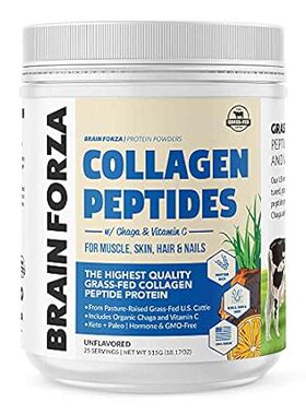 Brain Forza Grass-Fed Collagen Peptides Powder Unflavored