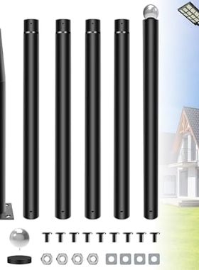 20ft Tall Street Light Pole， Solar Street Light Installat