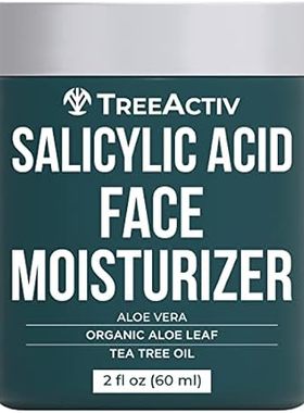 TreeActiv Salicylic Acid Face Moisturizer， 2 fl oz， Acne