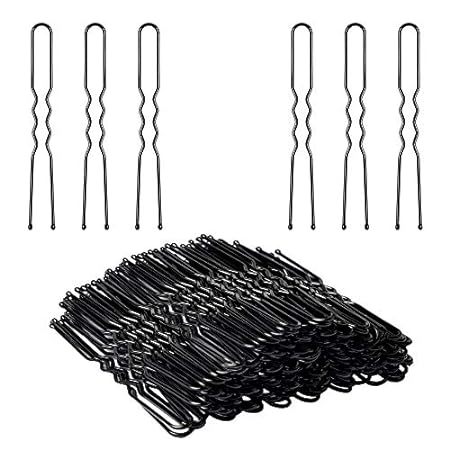 U Shaped Hair Pins， IKOCO 2.4 inch Hair Pins for Buns Bal