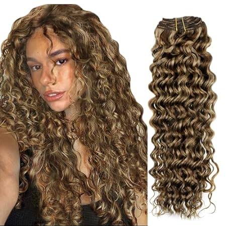 Hetto Curly Clip in Hair Extensions Curly Hair Extensions