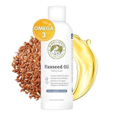 Wholistic Pet Organics Flaxseed Oil: Organic Flaxseed Oil