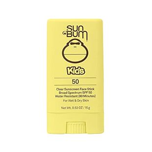 Sun Bum Kids SPF 50 Clear Sunscreen Face Stick | Wet or D