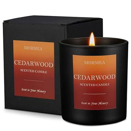 Scented Candles， Cedarwood Aromatherapy Candles for Home
