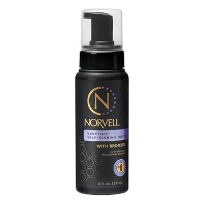 Norvell Venetian Sunless Self Tanner Mousse with Bronzer，