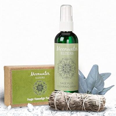 Sage Smudge Bundle - Spiritual Cleansing Kit with Sage So