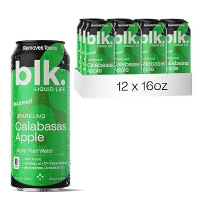 blk. Natural Alkaline Mineral Sparkling Water Electrolyte