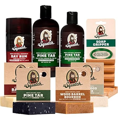 Dr. Squatch Men’s Natural Bar Soap - Forest Full Routine