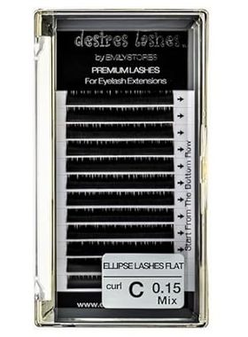 DESIRES LASHES By EMILYSTORES Ellipse Eyelashes 0.15mm Th