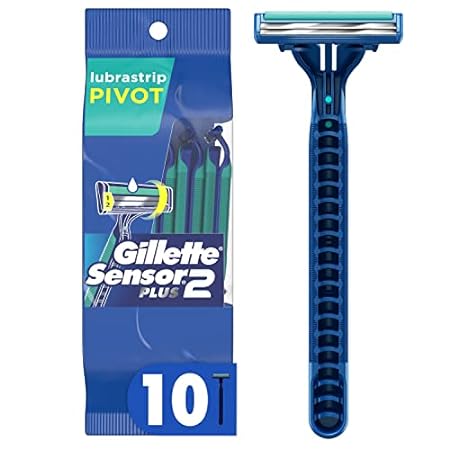 Gillette Sensor2 Plus Pivoting Head Men’s Disposable Razo