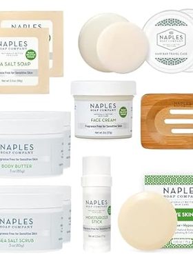 Naples Soap Company Sensitive Skin Care Boxed Set – Sooth