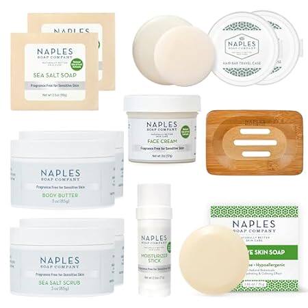 Naples Soap Company Sensitive Skin Care Boxed Set – Sooth