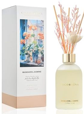 COCORRíNA Reed Diffuser - Mandarin Jasmine 6.76 oz Flower