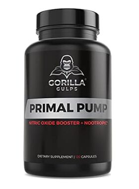 Primal Pump Nitric Oxide Supplement Nootropic 1500mg Nitr