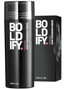 BOLDIFY Hair Fibers (28g) Fill In Fine and Thinning Hair