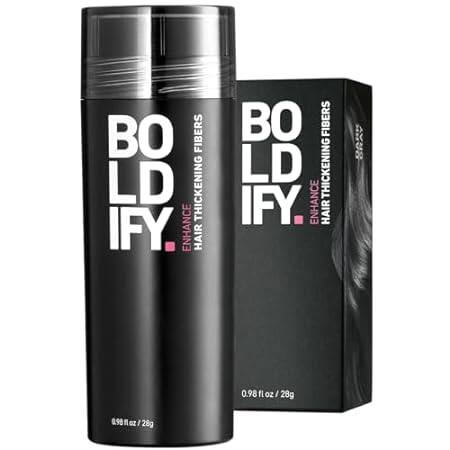 BOLDIFY Hair Fibers (28g) Fill In Fine and Thinning Hair