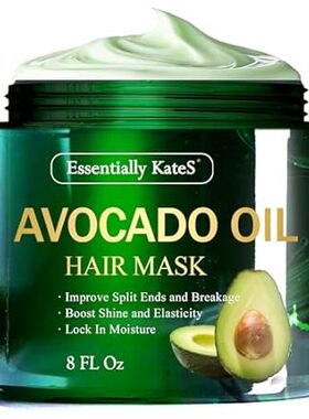 Avocado Oil Hair Mask 8 Fl Oz - 100% Pure Avocado Oil， In