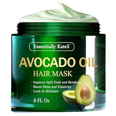 Avocado Oil Hair Mask 8 Fl Oz - 100% Pure Avocado Oil， In