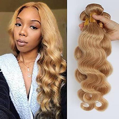 9A Brazilian Human Virgin Hair Honey Blonde Hair #27 Body