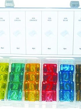 Swordfish 51120-24pc ATX Maxi Blade Fuse Assortment