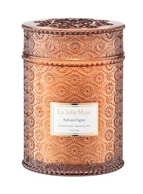 LA JOLIE MUSE Sylvan Figue Candle， Fig Scented Candle， Su