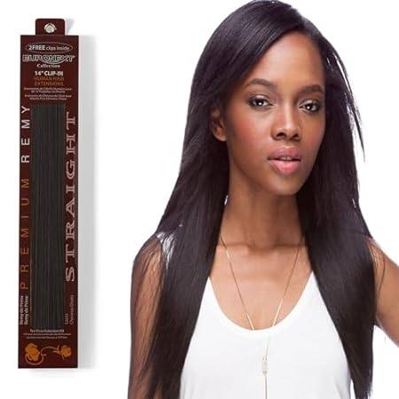 Clip in hair extensions， 100% Remy human hair， 14 inches，