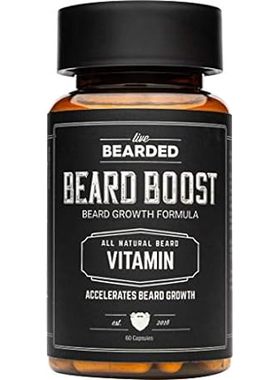 Live Bearded: Beard Boost - Beard Hair Growth Multivitami