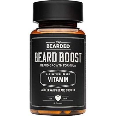 Live Bearded: Beard Boost - Beard Hair Growth Multivitami