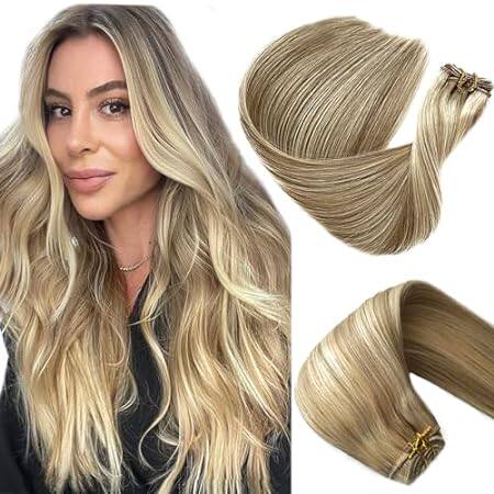 Highlights Sew in Weft Hair Extensions Human Hair Weave B