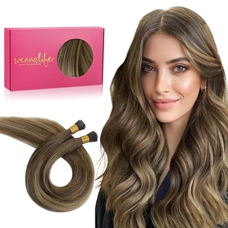 WENNALIFE I Tip Hair Extensions Human Hair， 50g 100s 14 I