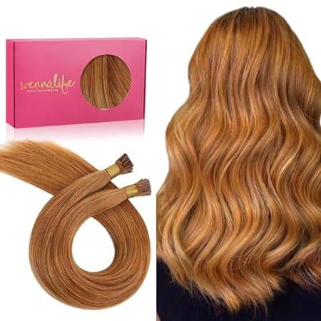 WENNALIFE I Tip Hair Extensions Human Hair， 50g 100s 16 I