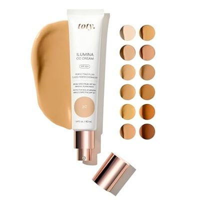 Ilumina CC Cream SPF 50+， 100% Mineral Color Correcting C