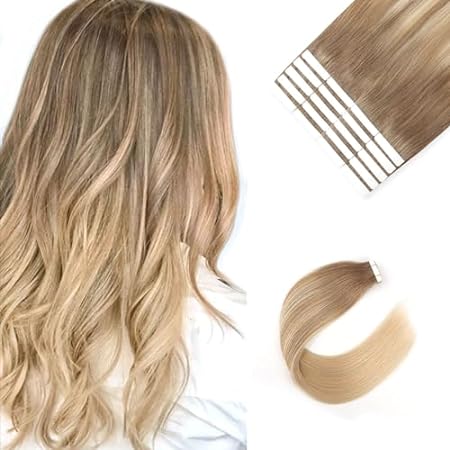 Tape in Hair Extensions Balayage Hair Made Of 100 Human H