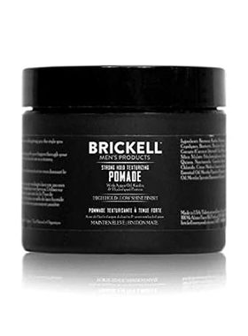 Brickell Men's Products Strong Hold Texturizing Pomade Fo