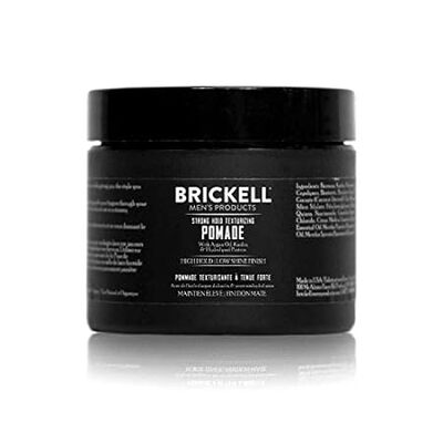 Brickell Men's Products Strong Hold Texturizing Pomade Fo