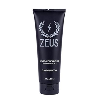ZEUS 8oz Beard Conditioner， Sulfate-Free Beard Softener，