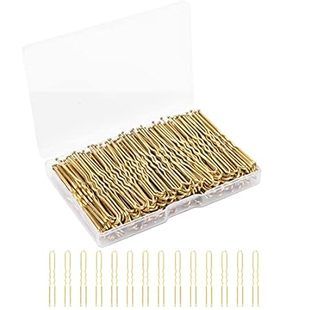 BEoffer U Shaped Hair Pins， 200 Count of Buns Waved Hair
