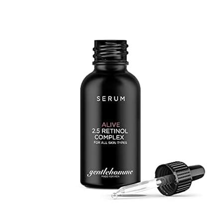 Men's Anti-Aging Retinol Serum - Hydrating Serum with Hya