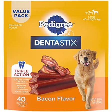 Pedigree DENTASTIX Adult Large Dog Dental Care Treats， Ba