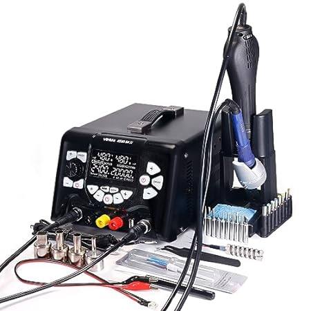 YIHUA 853D 5A-II 3 in 1 Hot Air Rework Soldering Iron Sta