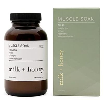 milk + honey Muscle and Bath Soak No. 18， Moisturizing Ep