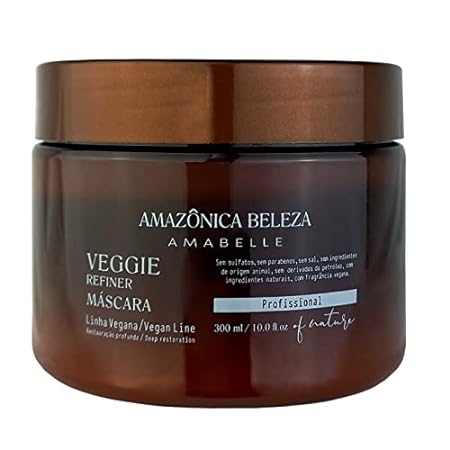 AMAZONICA BELEZA Vegan Veggie Refiner Hair Mask (300ml /