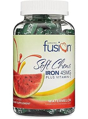 Bariatric Fusion Iron Soft Chew with Vitamin C | Watermel