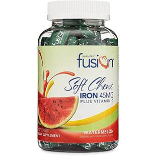 Bariatric Fusion Iron Soft Chew with Vitamin C | Watermel