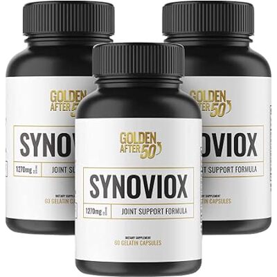Synoviox - 1270mg Joint Support Supplement - 3 Bottles -